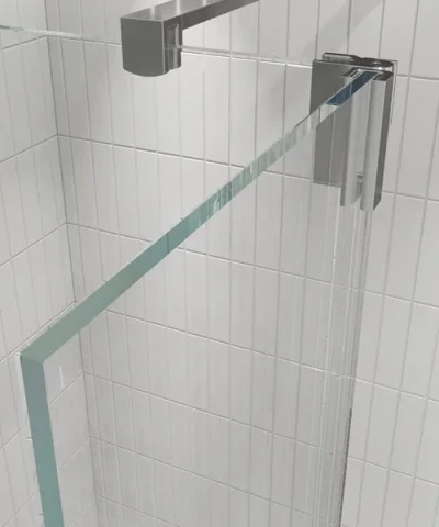 Crosswater Gallery 10 Panel 2000x1000 Clear product image - Image 1