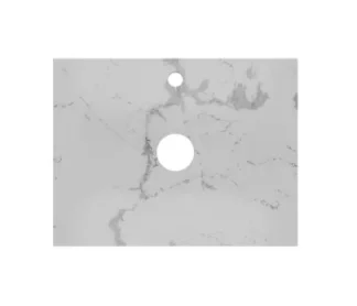 Cubico Robur Quartz Marble Stone Worktop 650mm 1 Tap Hole