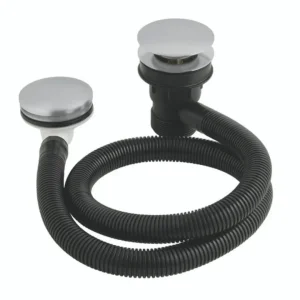 Bc Designs Push Down Concealed Bath Waste Brushed Chrome