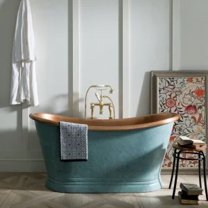 Bc Designs 1500 Copper Bath Copper/verdigris