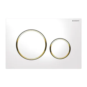 Geberit 115.882.kk.1 Sigma20 White/gold/white