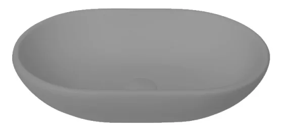 Bc Designs Crea Basin 575 X 145 Powder Grey product image - Image 1