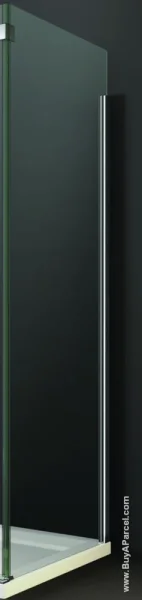 Merlyn 10 Series Side Panel - Smoked Black Glass 900mm