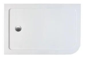 Eastbrook Volente 1200x800 Rh Tray For Curved Corner White