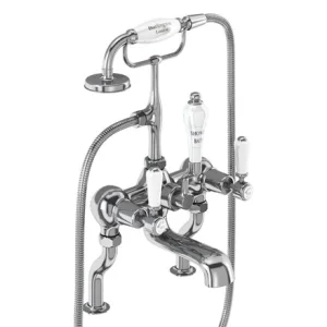 Burlington Qt Kensington Deck Bath Shower Mixer Chrome
