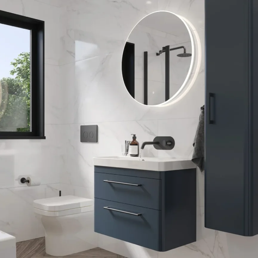 Saneux Hyde 30x140cm Side Unit - Matte Fiord detail view - Image 5