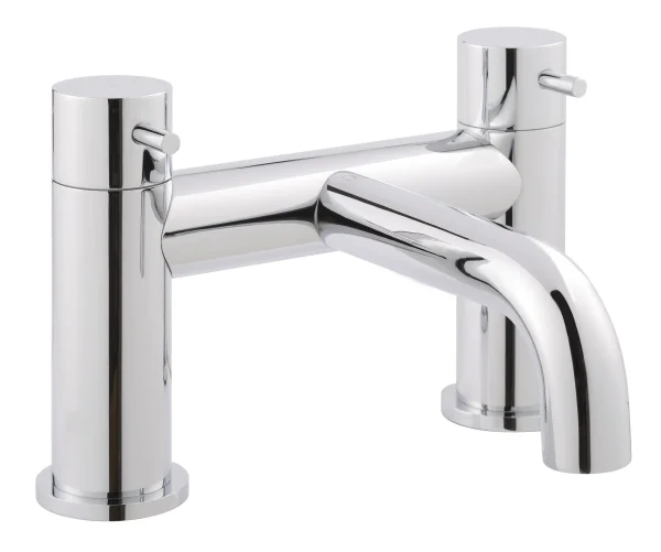 Just Taps Florence Deck Mounted Bath Filler Chrome