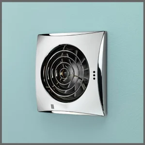 Hib Hush T Fan, Chrome 15.8 X D3