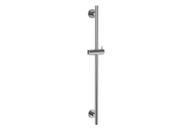 Saneux Cos Round Shower Slider Rail - Chrome
