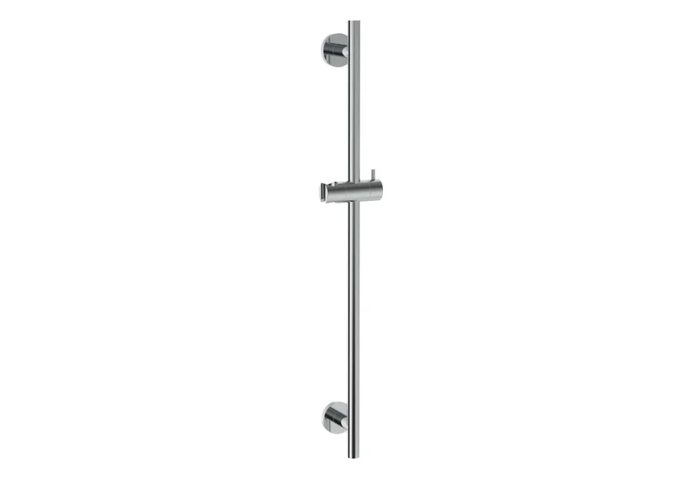 Saneux Cos Round Shower Slider Rail - Chrome product image - Image 1
