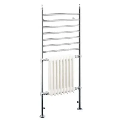 Eastbrook Thames 1444 X 630 Chrome/gloss White product image - Image 1