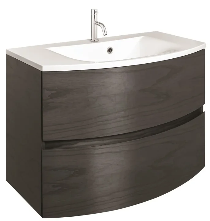 Crosswater Svelte Basin Unit 800 Grey Ash Veneer product image - Image 1