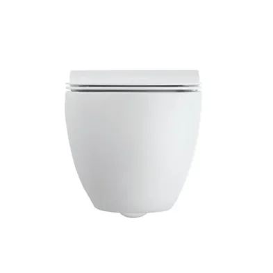 Crosswater Glide Ii Back To Wall Toilet Rimless 46 Matt White detail view - Image 5