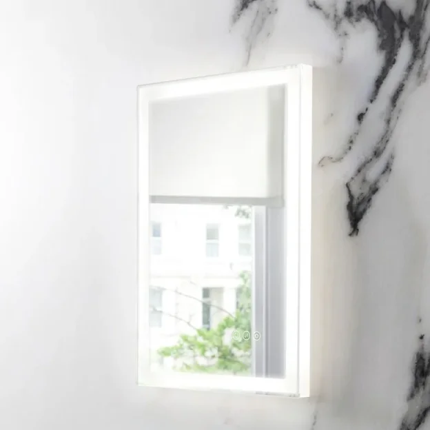 Crosswater Dune Mirror 500x800 detail view - Image 3