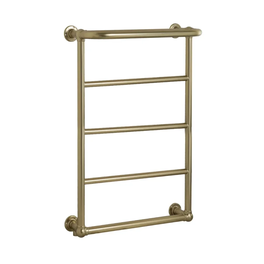 Just Taps Grosvenor Radiator Brushed Brass 1193 x 600 product image - Image 1
