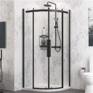 Eastbrook Corniche 800x800x2000 Quad Matt Black