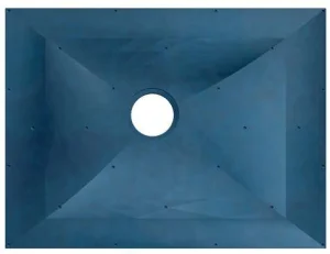 Eastbrook Biava Floor Former 1200mm X 900mm - Blue