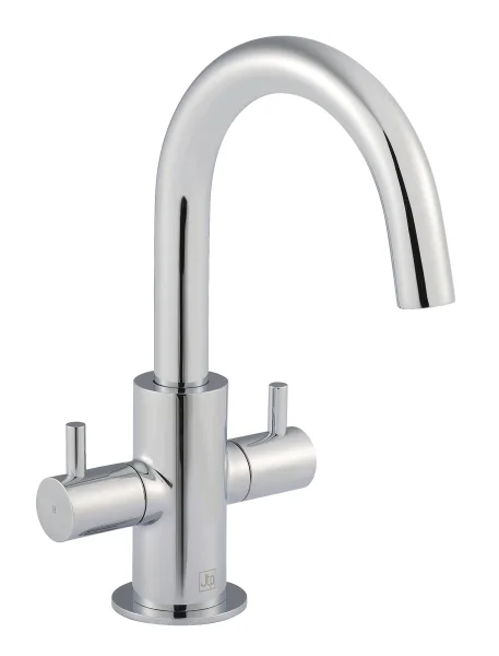 Just Taps Florence Mono Basin Mixer Swivel Spout Chrome