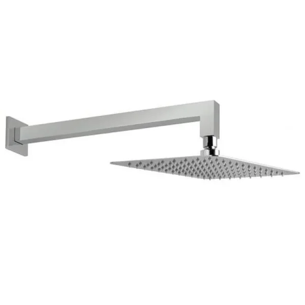 Vado Aquablade Single Function Easy Clean Slim Line Rectangular Shower Head, 300mm X 200mm (12 X 8") Chrome detail view - Image 4