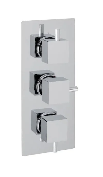 Eastbrook Square Triple Plate Square Rings Chrome product image - Image 1