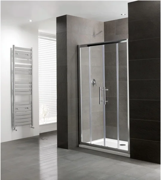 Eastbrook Volente 1700 Double Sliding Door Chrome