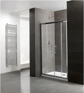 Eastbrook Volente 1700 Double Sliding Door Chrome