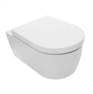 Saneux Austen Wall Hung Wc Pan - Rimless - Long Projection detail view - Image 3