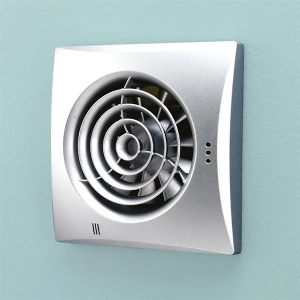Hib Hush Th Fan, Matt Silver 15.8 X D3