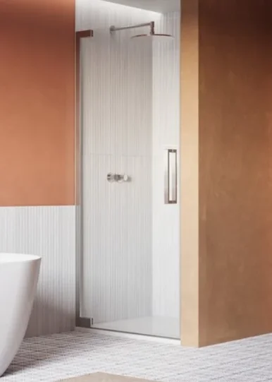 Crosswater Asura 8mm Hinged Door 800 Polished Stainless product image - Image 1