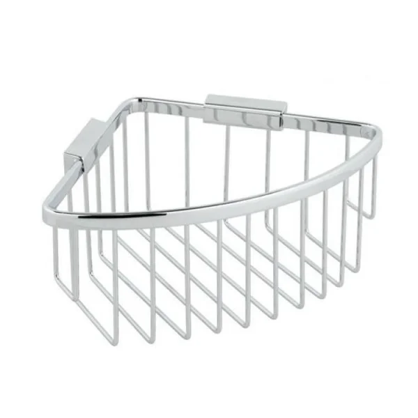 Vado Basket Large Triangular Corner Wall Mounted Chrome