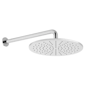 Vado Nebula 300mm Round Single Function Shower Head With Arm Chrome