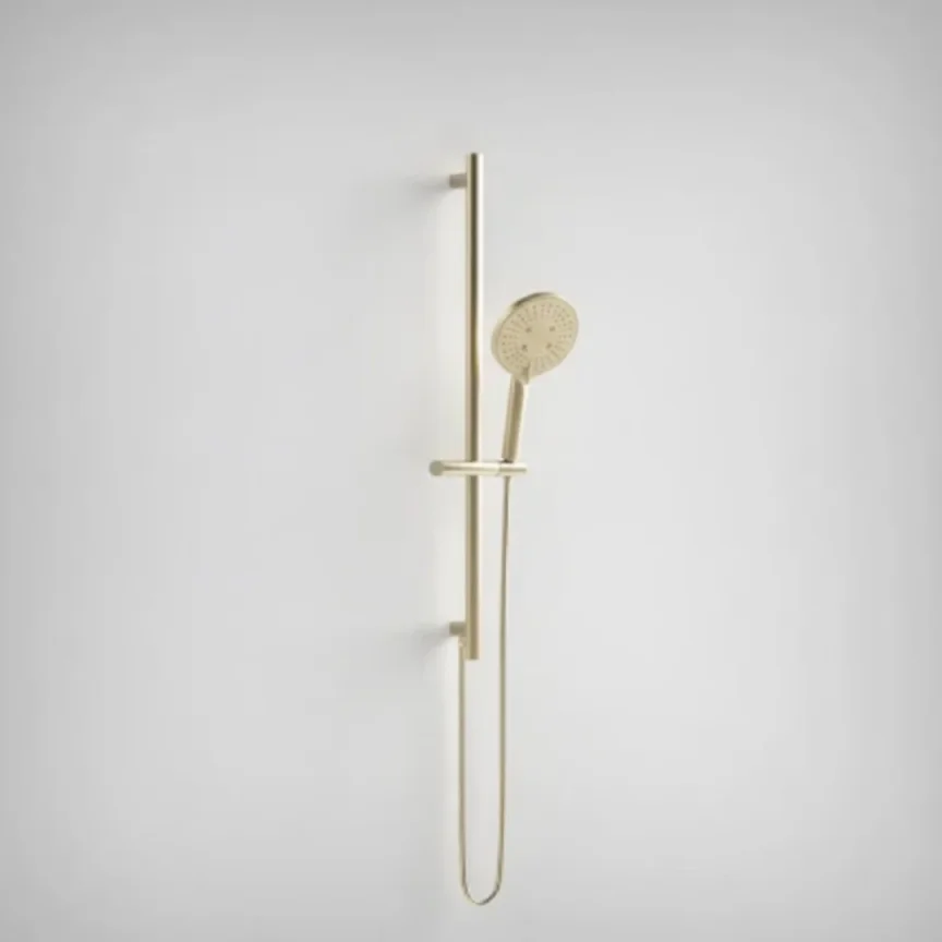 Ava Integrated Round Slide Rail Kit - Brushed Brass product image - Image 1
