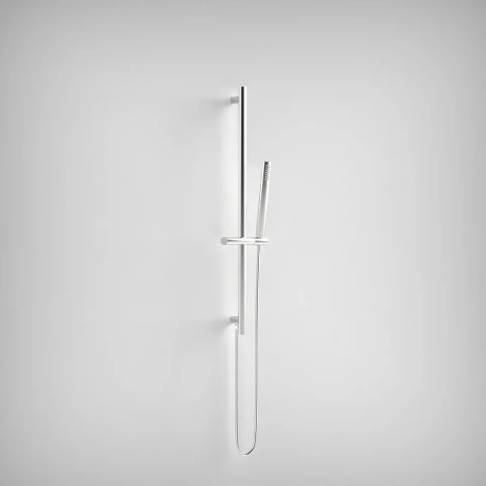 Ava Integrated Round Slide Rail Kit - Brushed Stainless Steel detail view - Image 3