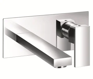 Just Taps Athena Single Lever Wall Mounted Basin Mixer Chrome