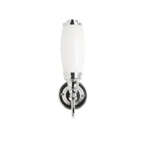 Burlington Ornate Base Light Tube Frost Chrome