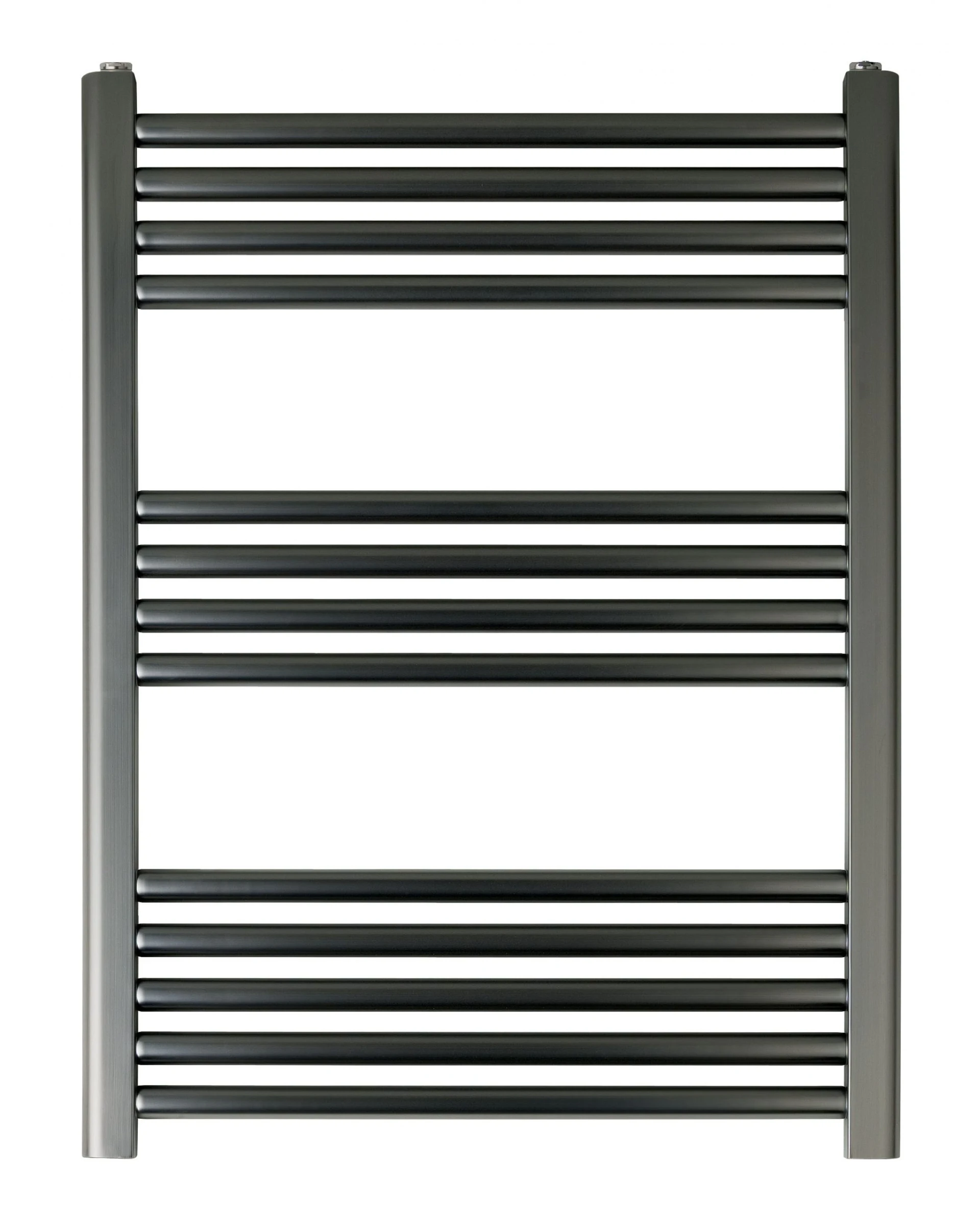 Just Taps Vos Radiator Brushed Black 800 X 600