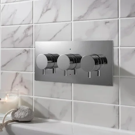 Crosswater Mpro 3 Handle Trimset (must Be Paired With Wlbp3001r+) Chrome detail view - Image 2