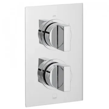 Vado Dx Notion 2 Outlet 2 Handle Concealed Thermostatic Valve Chrome product image - Image 1