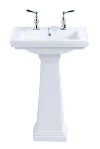 Imperial Astoria Deco Small Basin 1t 520 White detail view - Image 2