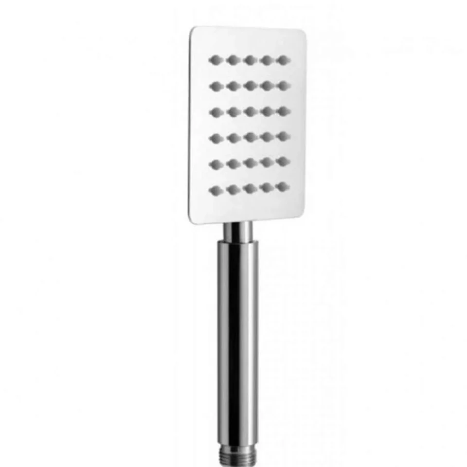 Vado Aquablade 80mm X 100mm Rectangular Single-function All Metal Rub-clean Shower Handset With Cool Touch Handle Chrome product image - Image 1