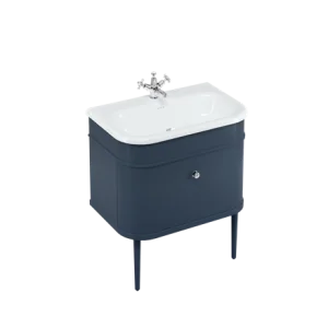 Burlington Chalfont Single Drawer Unit 750mm Blue