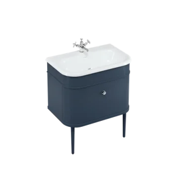 Burlington Chalfont Single Drawer Unit 750mm Blue product image - Image 1