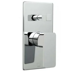 Vado Phase 2 Outlet Single Lever Concealed Manual Valve With Diverter Chrome