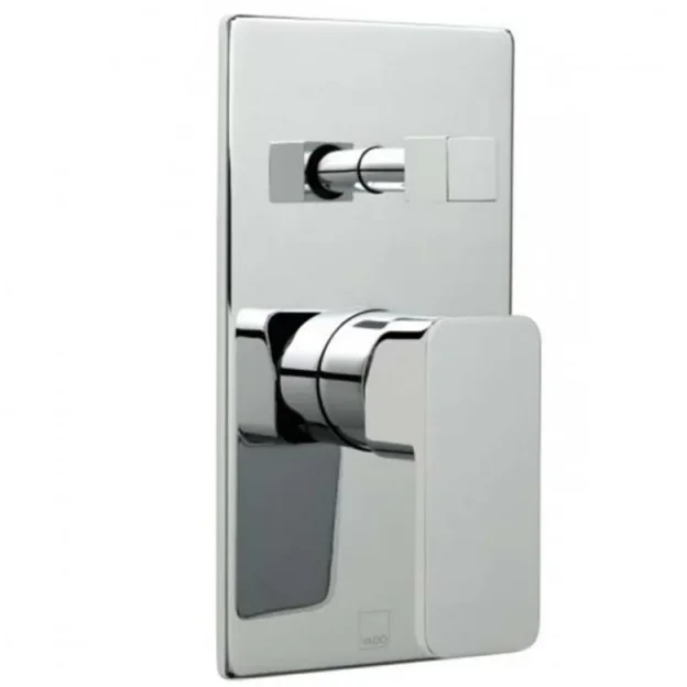 Vado Phase 2 Outlet Single Lever Concealed Manual Valve With Diverter Chrome product image - Image 1
