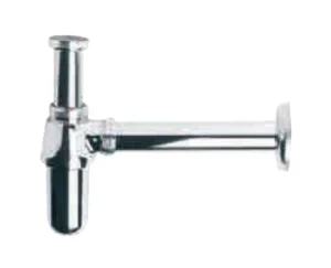 Cubico Standard Bottle Trap Chrome With 190mm Extension Tube (bt01)