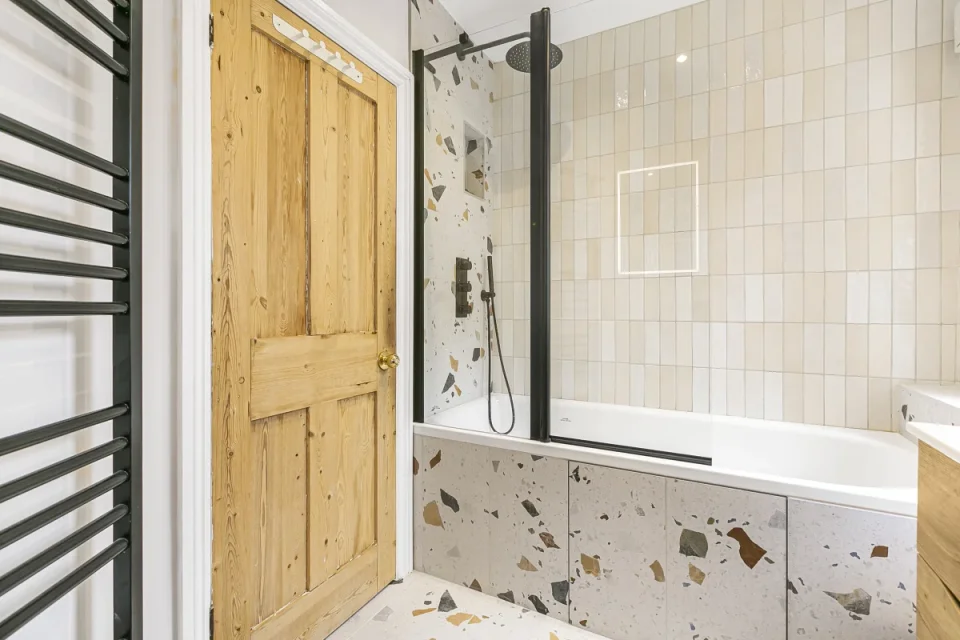 European Tiles Terrazzo Tutti Frutti Wall & Floor Tile Matt 80x80cm detail view - Image 5