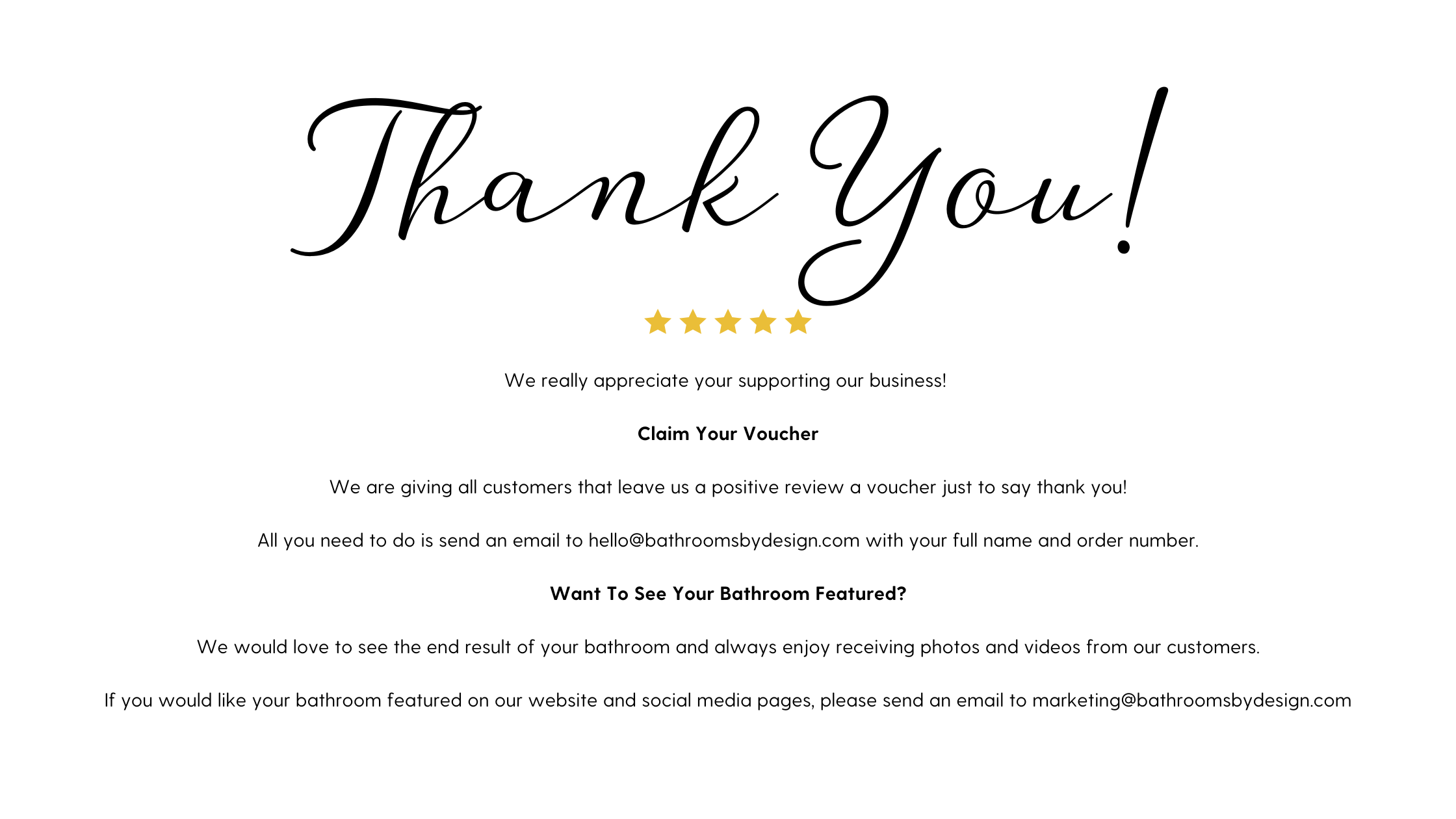 OUR SHOWROOM EXPERIENCE
