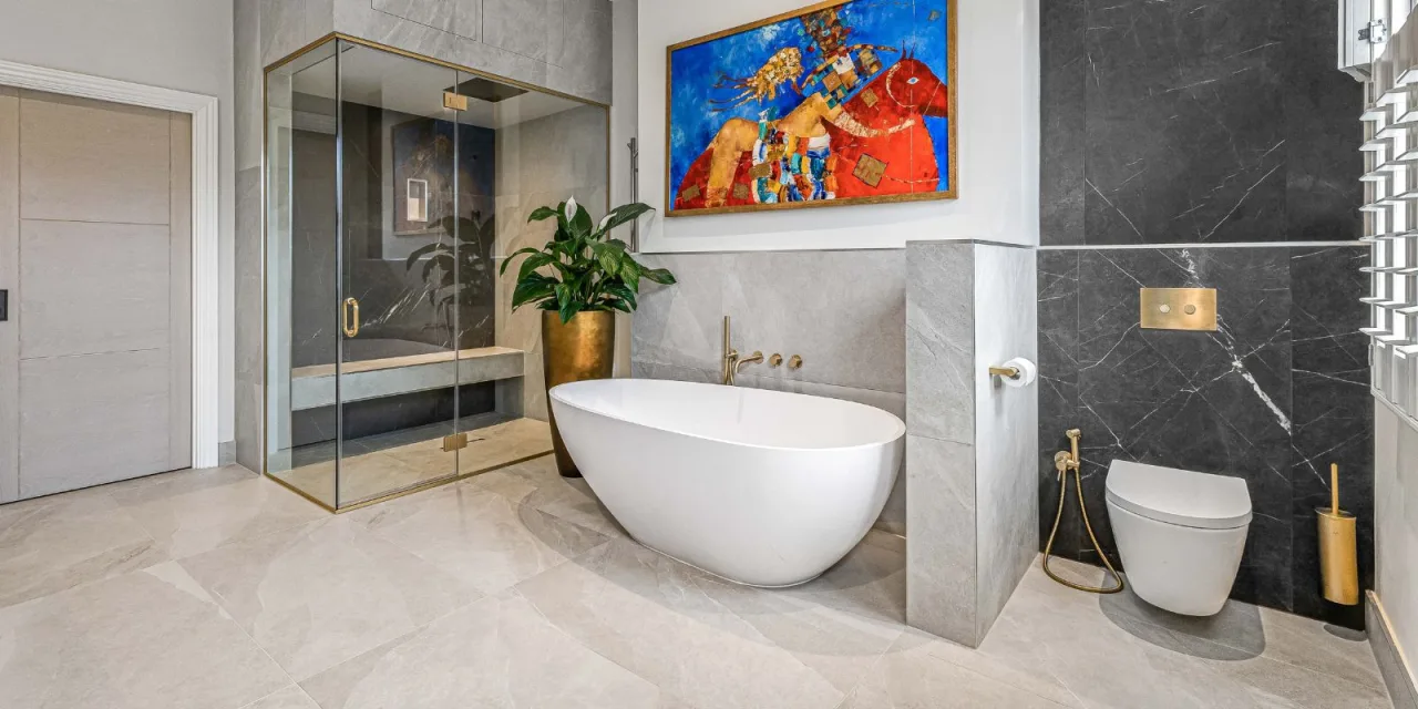 After - A Sleek Spa Retreat with Bespoke Steam Enclosure