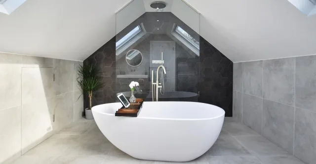 Loft Ensuite Bathroom in Sunbury-On-Thames