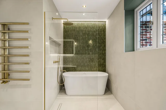 The Botanical & Brass Bathroom